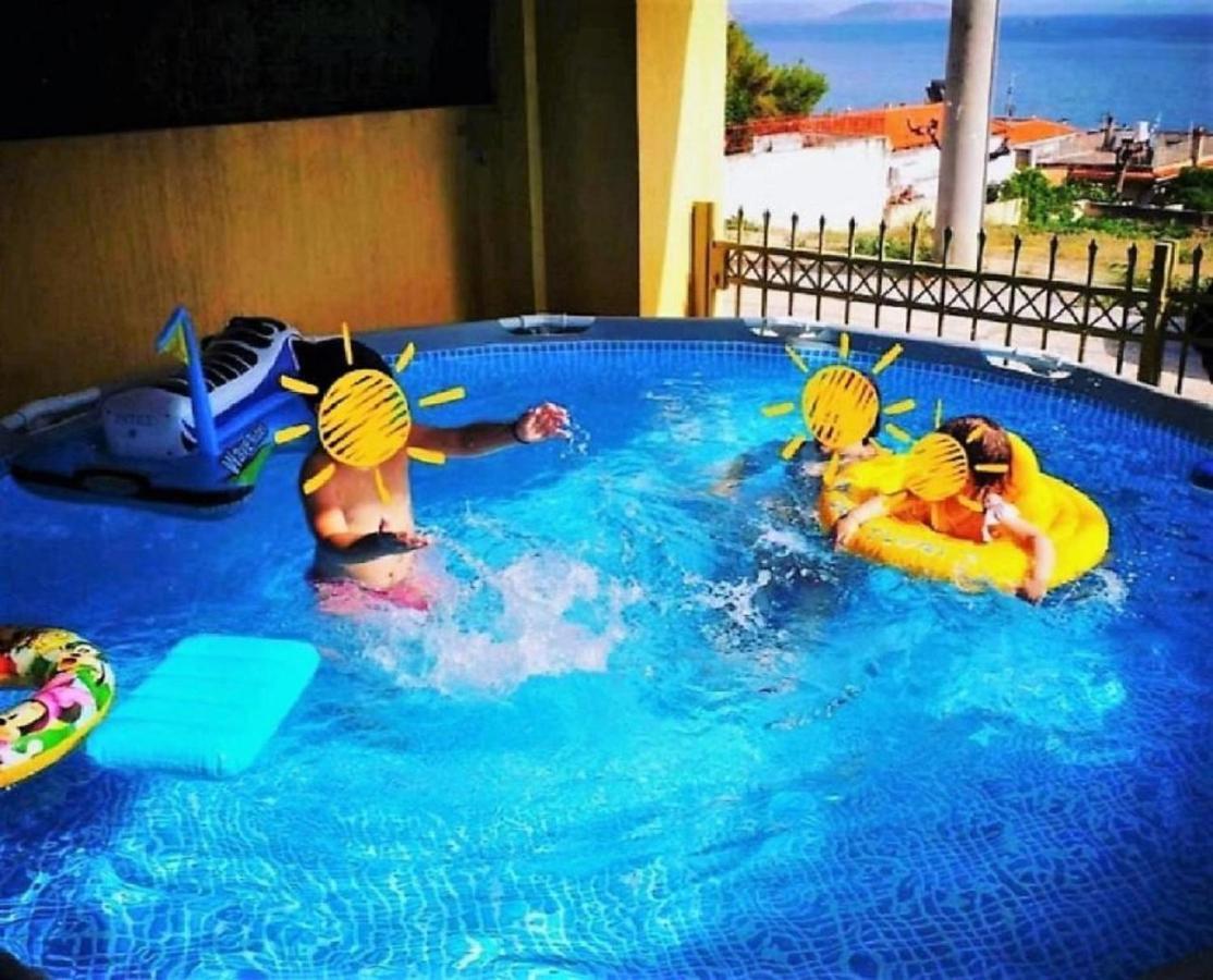 Villa "Eva" - Entire Beachfront Holiday Home - 4S Agia Marina  Luaran gambar